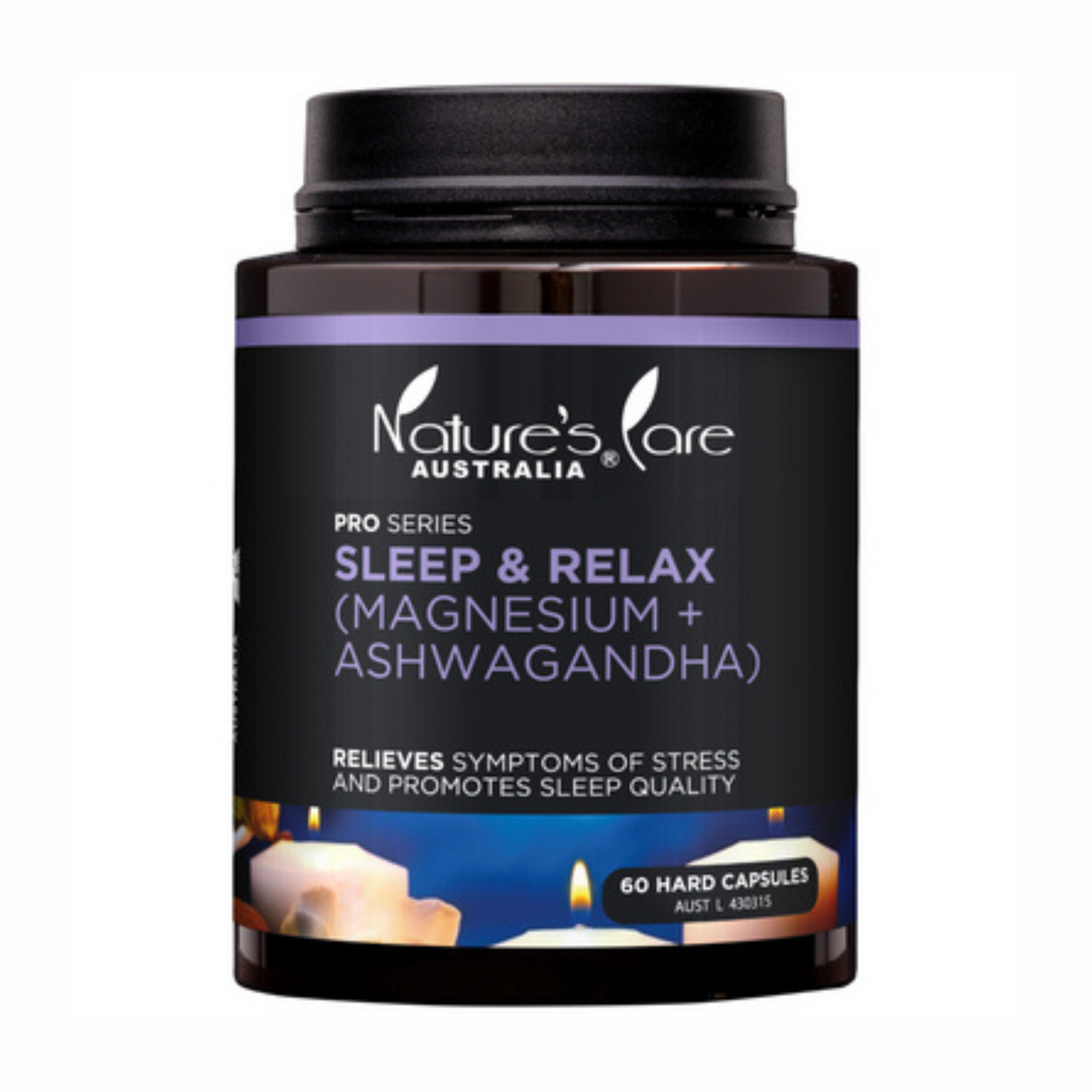Nature's Care Pro Series Sleep & Relax (Magnesium + Ashwagandha) 60 Capsules