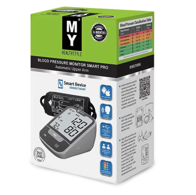 MY Healthstyle Blood Pressure Monitor Smart Pro