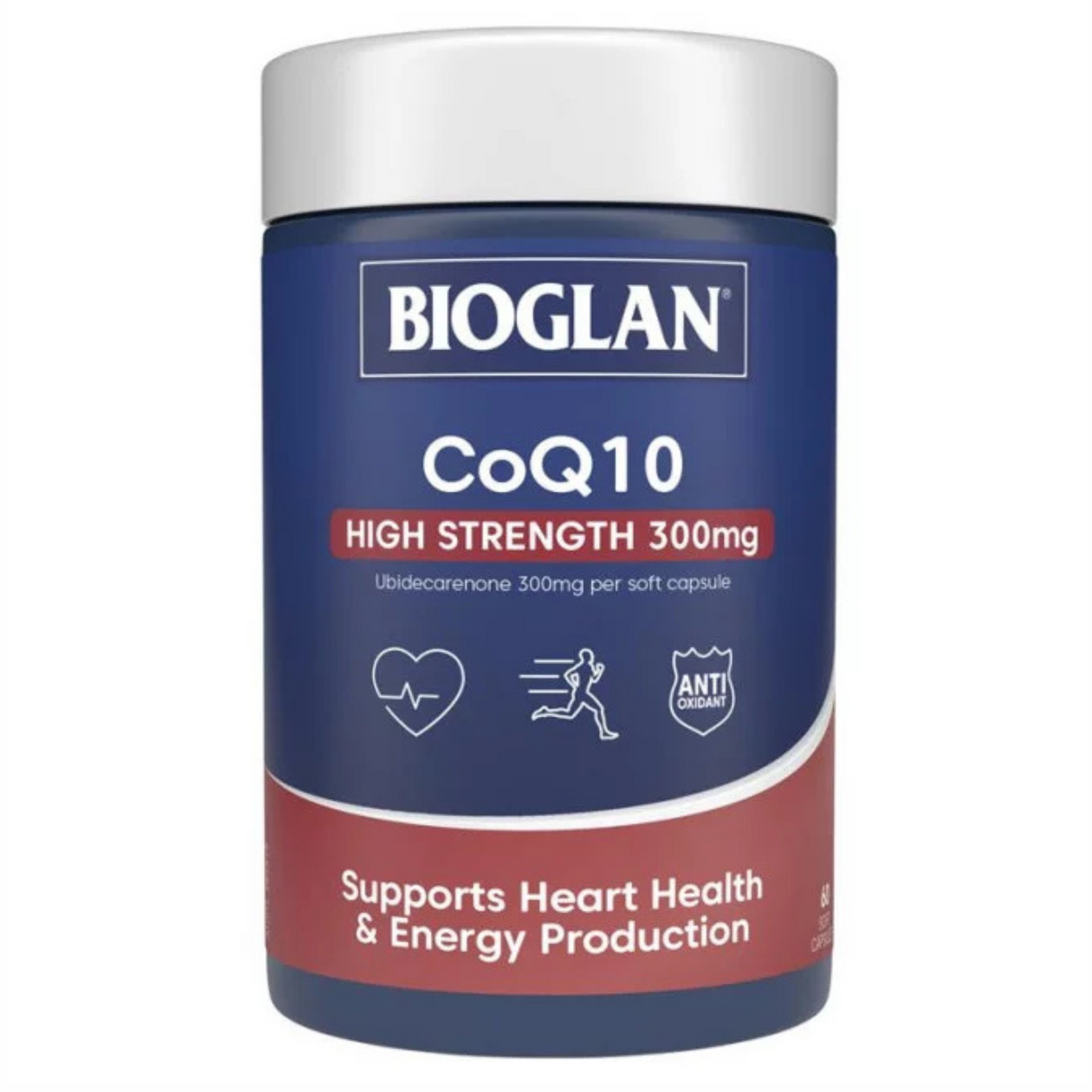 Bioglan COQ10 ความแข็งแรงสูง 300 มก. 60 แคปซูล