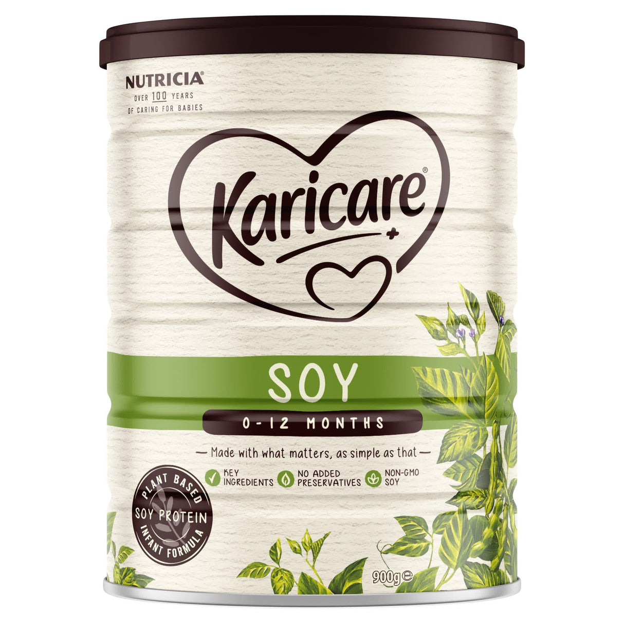 karicare+ สูตรทารกถั่วเหลือง 0-12 เดือน 900g