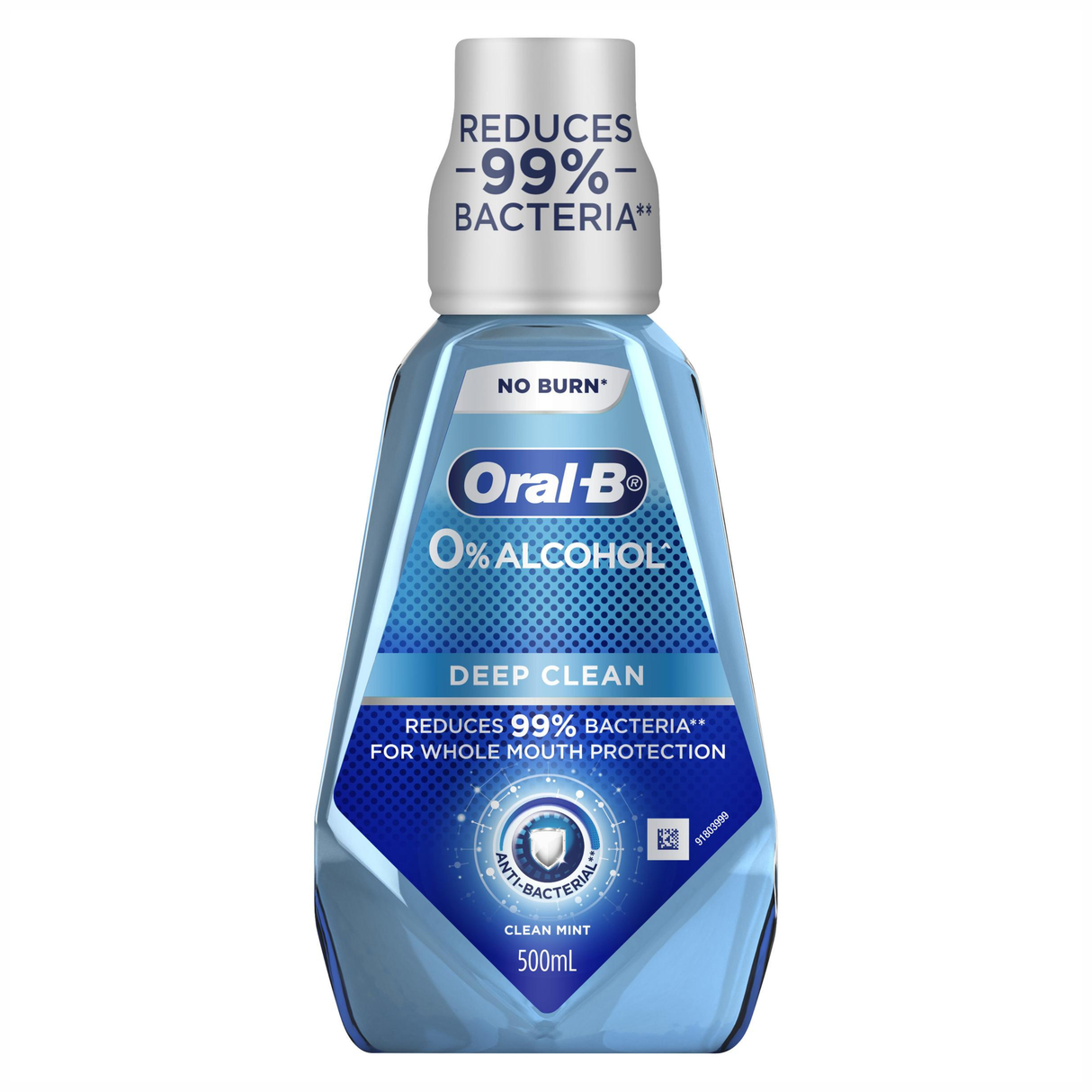 ออรัล-บี น้ำยาบ้วนปาก ดีพ คลีน มิ้นท์ ซีโร่ แอลกอฮอล์ 500มล. (01/01/2026)