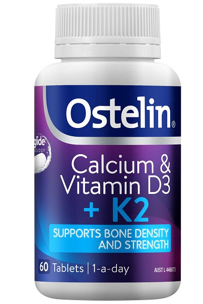 Ostelin Calcium & Vitamin D3 + K2 60 Tablets