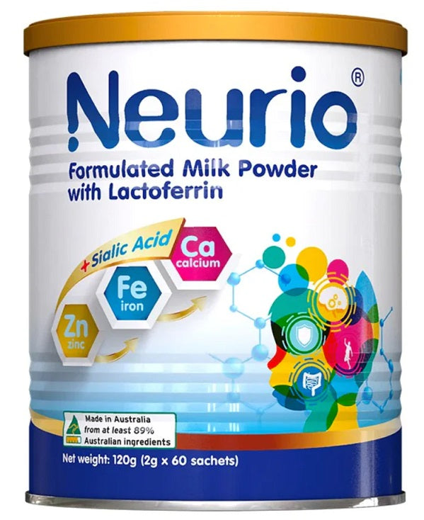 Neurio สูตรนมผงที่มีแลคโตเฟอร์ริน + กรดเซียลิก 120 กรัม