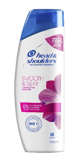 Head & Shoulders Smooth & Silky Shampoo 200mL