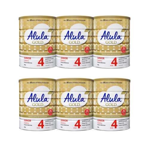 Alula Gold Junior Milk Drink Stage 4 2 Year+ 900g X 6 BUNDLE