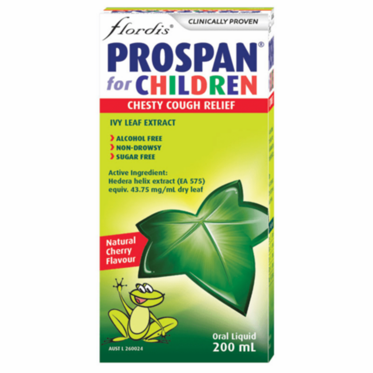 Prospan for Children Chesty Cough Relief Cherry Flavour 200mL (EXP: 01/08/2026)