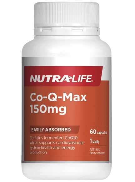 Nutralife co-q-max 150mg 60 แคปซูล