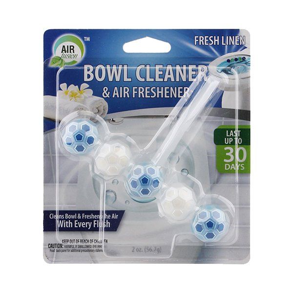 Air Fusion Bowl Cleaner & Air Freshener 5pk Fresh Linen