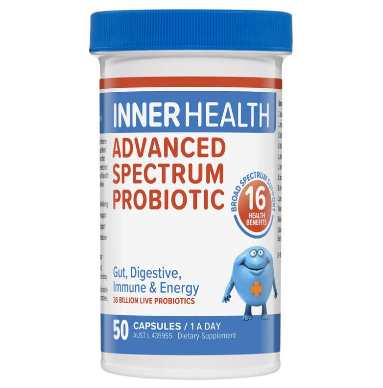 Inner Health Advanced Spectrum Probiotic 50 Capsules (EXP: 01/03/2026)