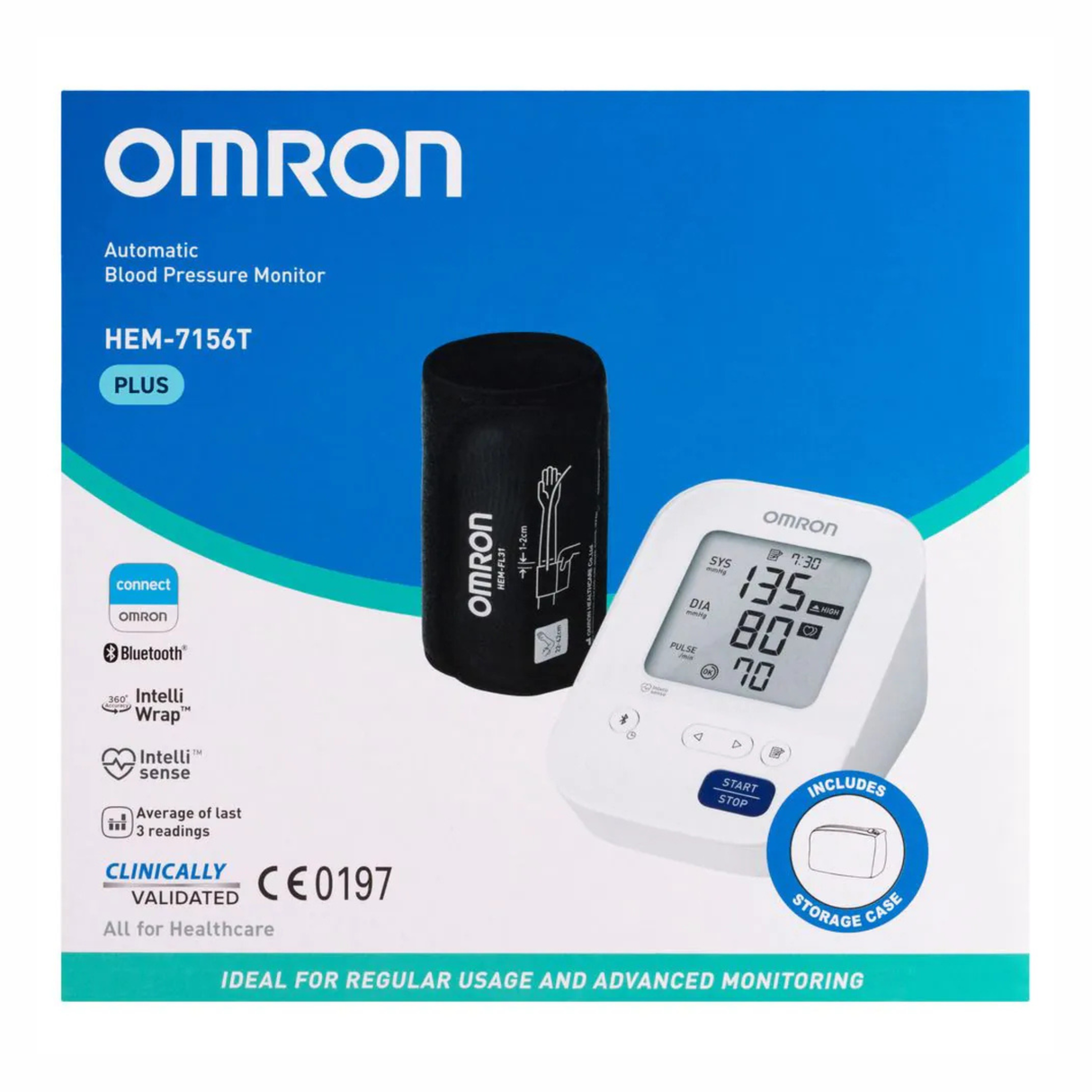 Omron HEM7156T Plus Blood Pressure Monitor