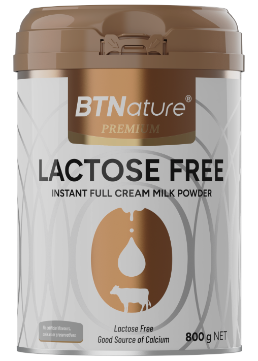 BTNature Lactose Free Instant Full Cream Milk Powder 800g