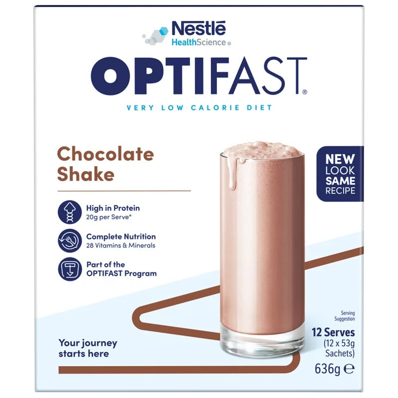 Optifast VLCD Chocolate Shake 53g x 12 Pack