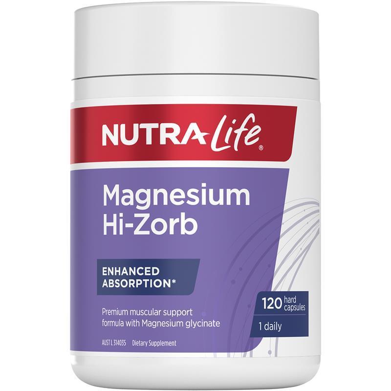 Nutralife Magnesium Hi-Zorb 120 Capsules