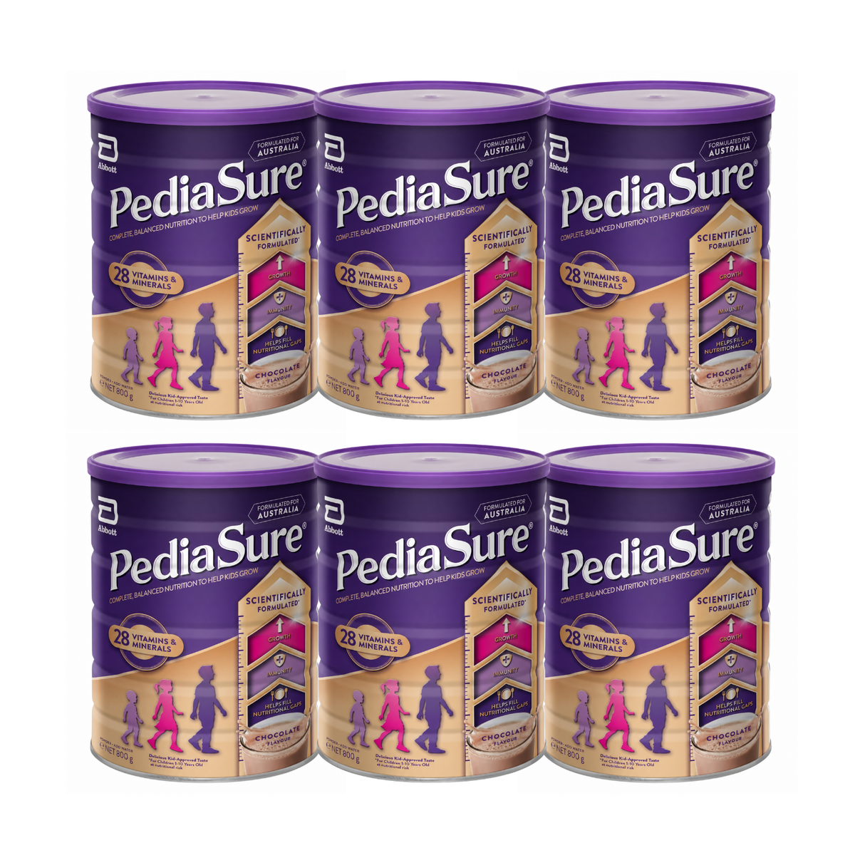 PediaSure Bột Socola 800g X 6 BỘ