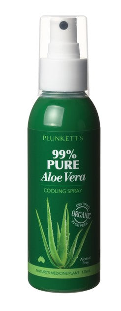Plunkett's 99% Pure Aloe Vera Cooling Spray 125ml (EXP: 01/03/2026)