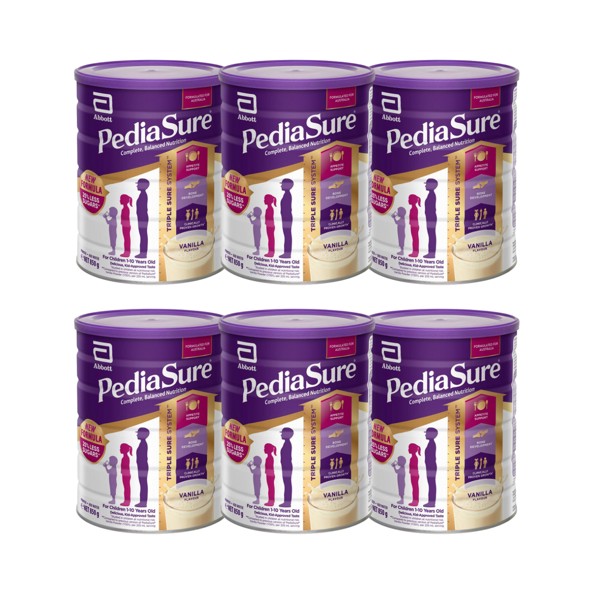 PediaSure Powder Vanilla 850g X 6 BUNDLE