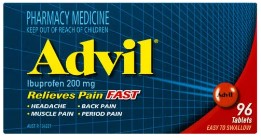 Advil Ibuprofen 200mg 96 Tablets (EXP: 01/03/2026)