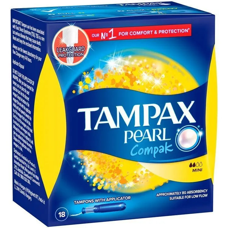 Tampax Pearl Compak Tampons Mini 18パック