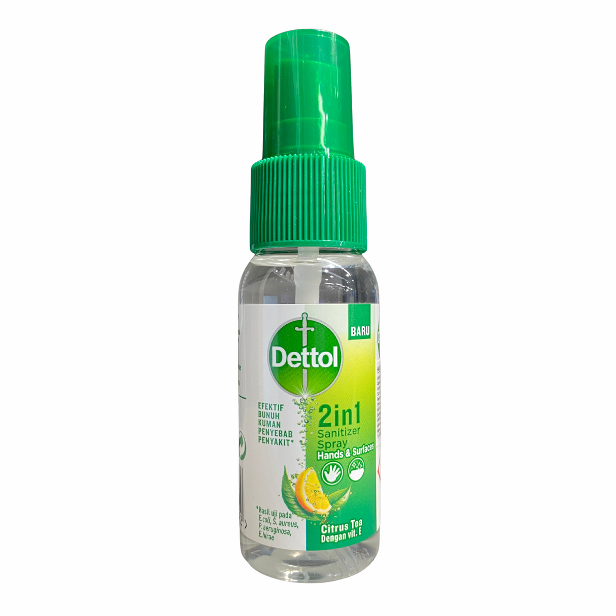 Dettol 2 in 1 Vệ sinh thuốc xịt cam quýt Tea 50ml