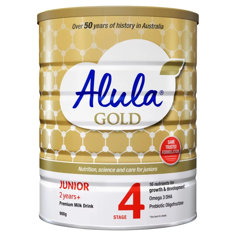 Sữa uống Alula Gold Junior Giai đoạn 4 2 Tuổi+ 900g (EXP: 15/02/2026)