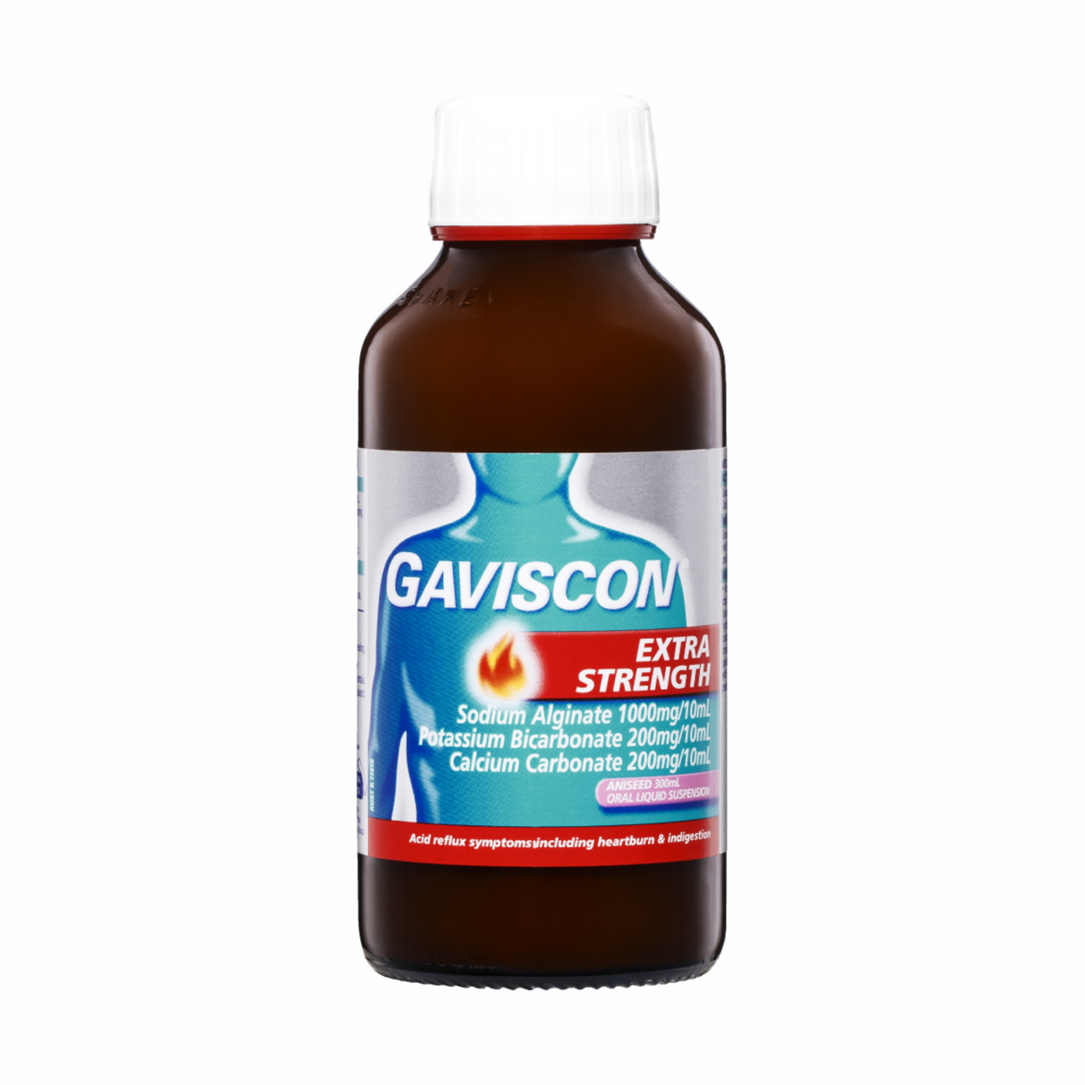 Gaviscon Extra Strength Oral Liquid Suspension Aniseed 300mL (EXP: 01/04/2026)