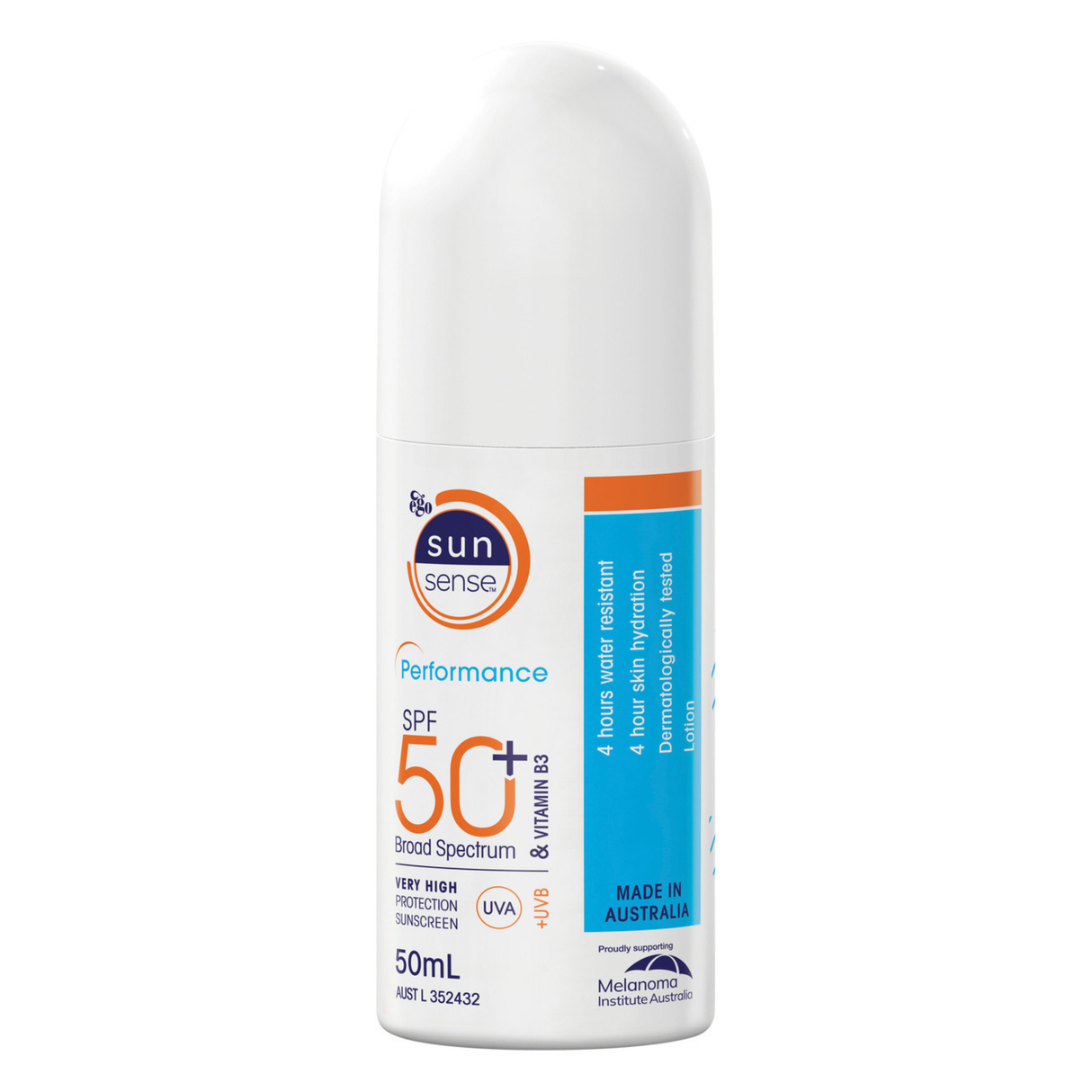 エゴ サンセンス パフォーマンス SPF50+ ロールオン 50mL (EXP: 01/06/2026)