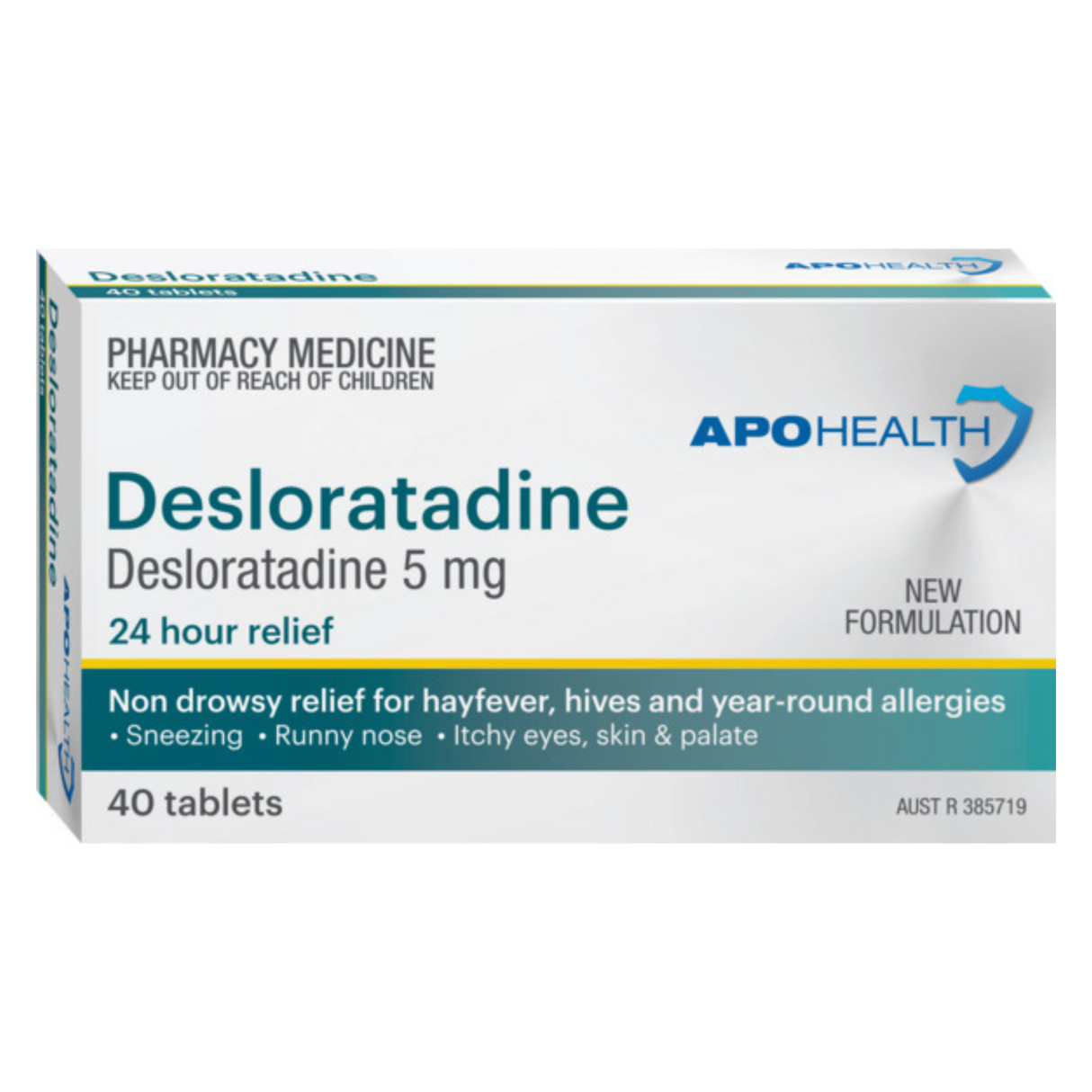 APOHEALTH 地氯雷他定 5 毫克 40 片(日期:01/05/2026)