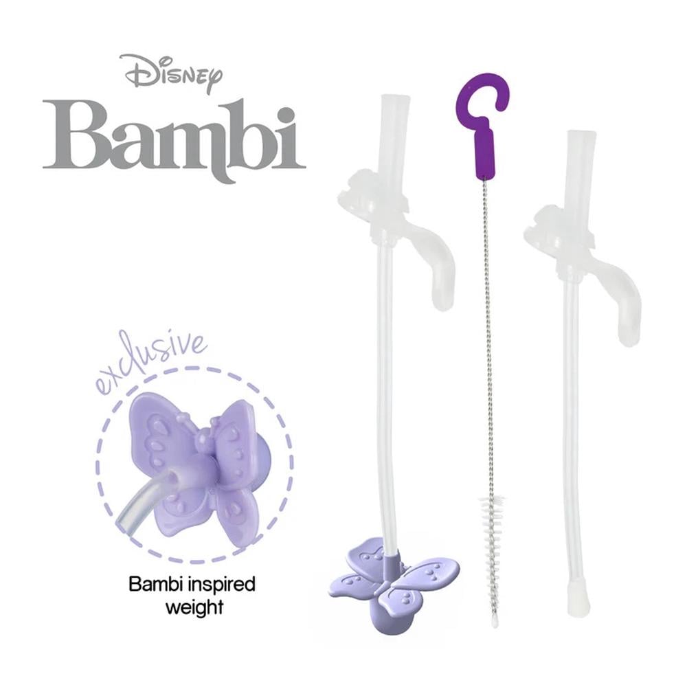 B.Box Sippy Cup Replacement Straws + Cleaner - Bambi 6m+