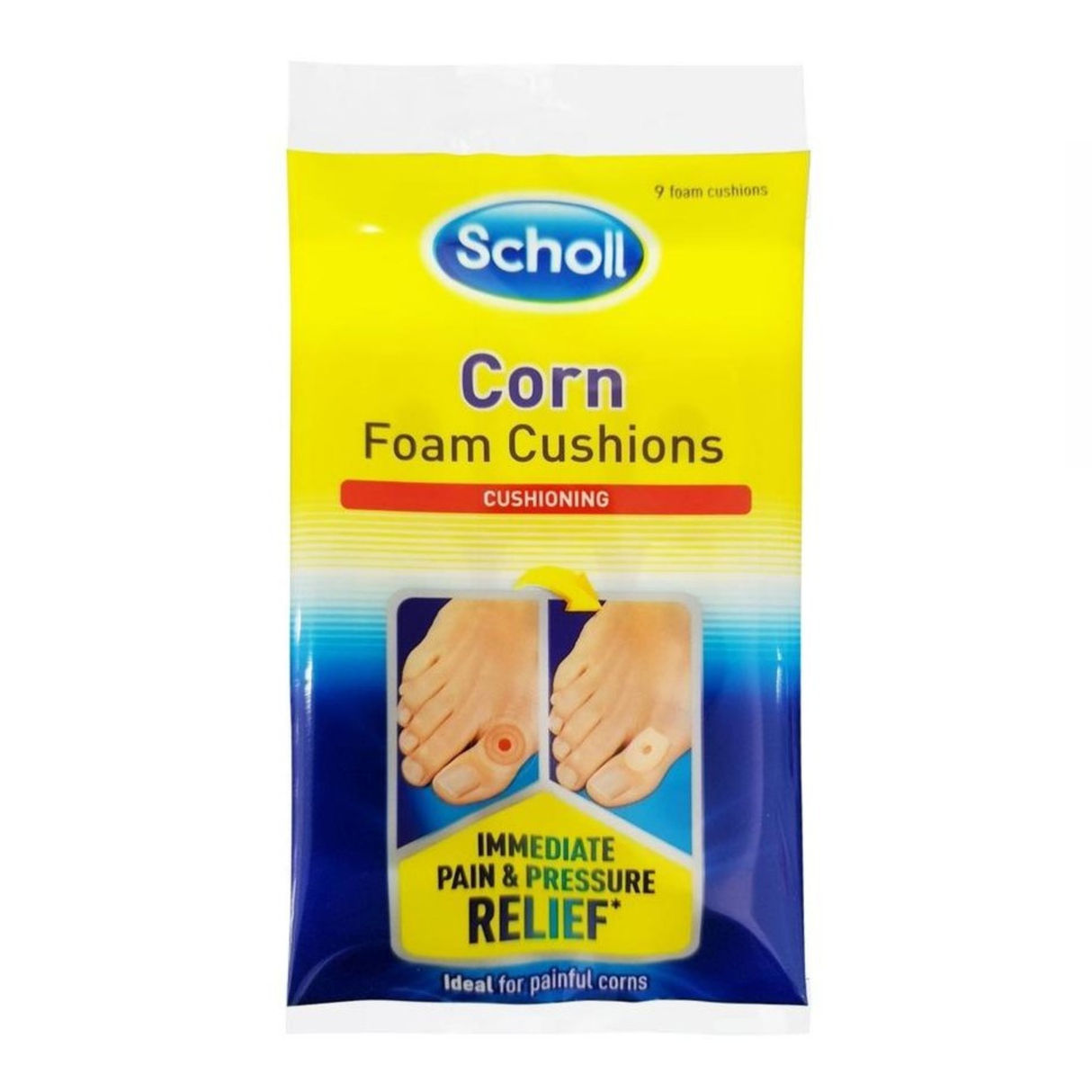 Scholl 玉米泡沫垫 9 个泡沫垫(EXP:01/03/2026)