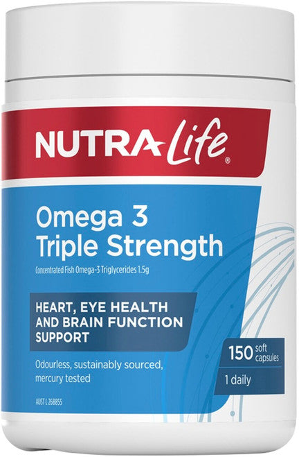 Nutralife Omega 3 Triple Strength 150 Capsules