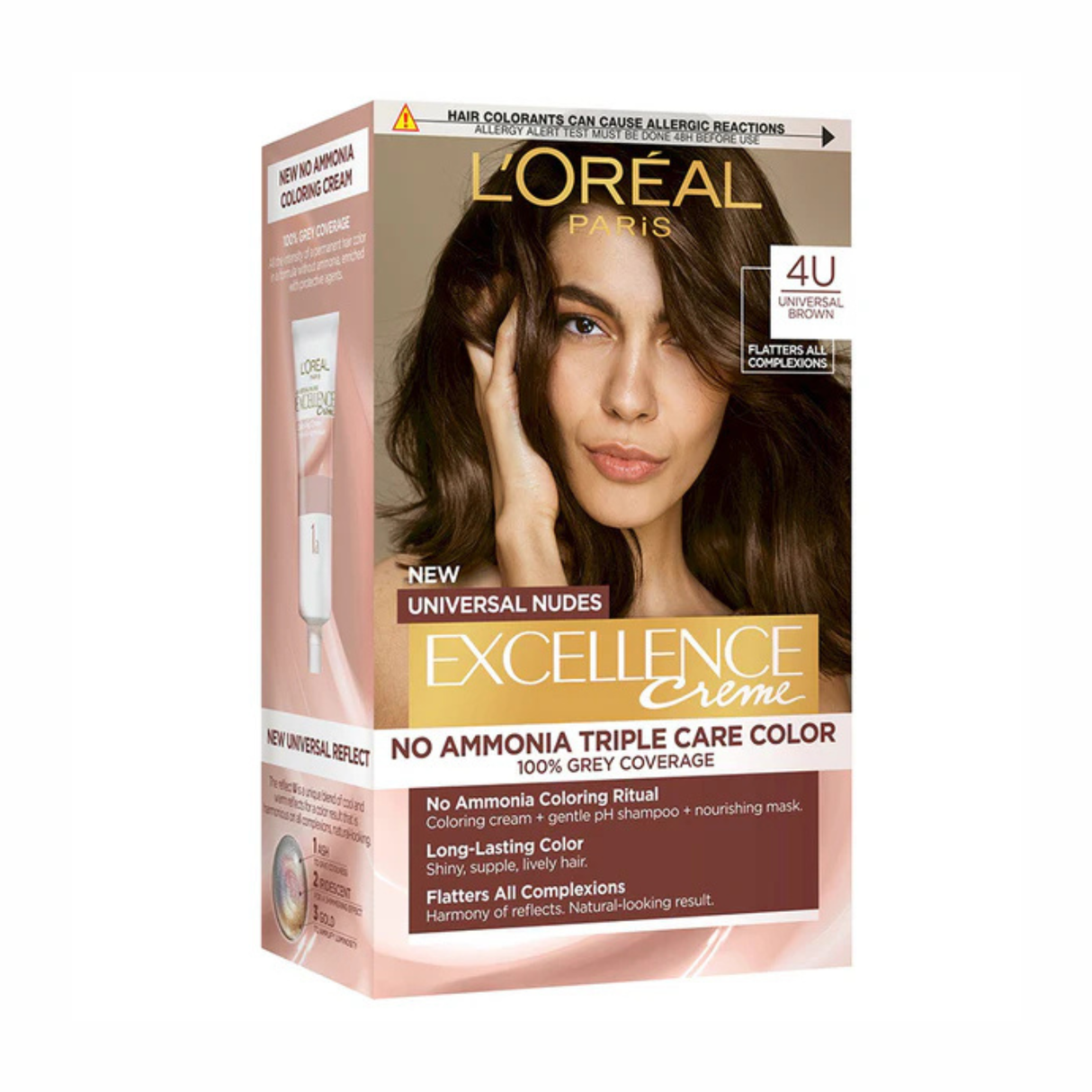 L'Oreal Paris Excellence Creme Hair Colour 4U Universal Brown
