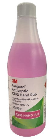 3M Avagard Antiseptic CHG Hand Rub 9250-P 500 mL