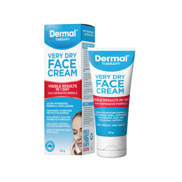 Dermal Therapy Very Dry Face Cream 50g
