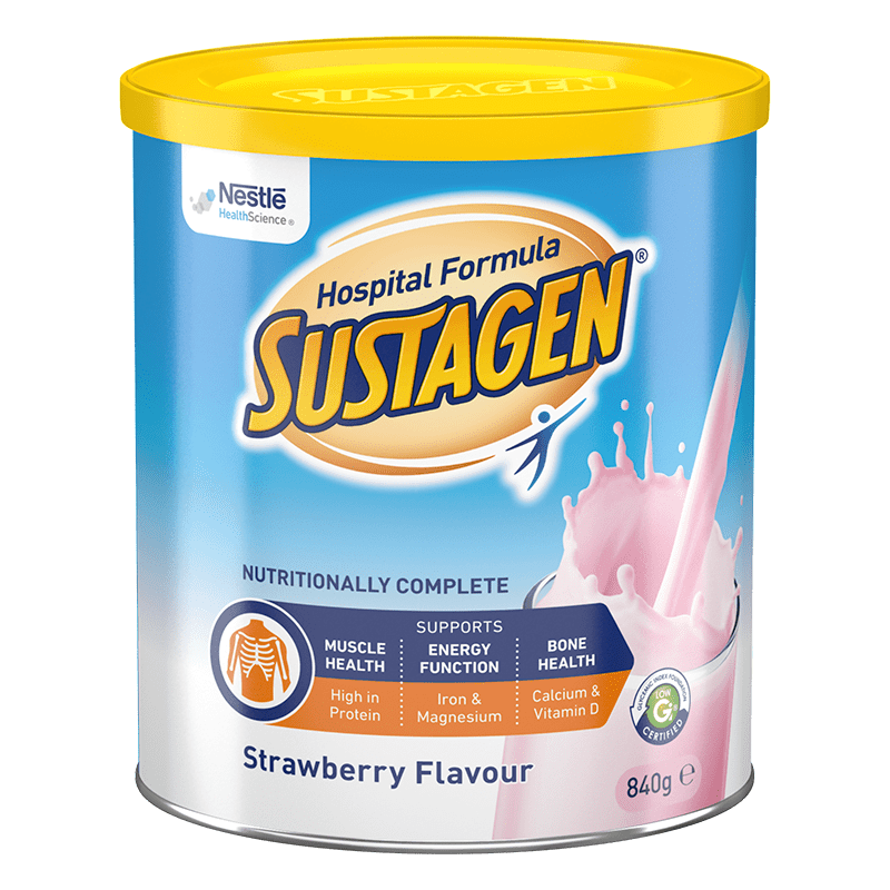 Nestle Sustagen Nutritionally Complete Strawberry Flavour 840g (EXP: 22/10/2026)