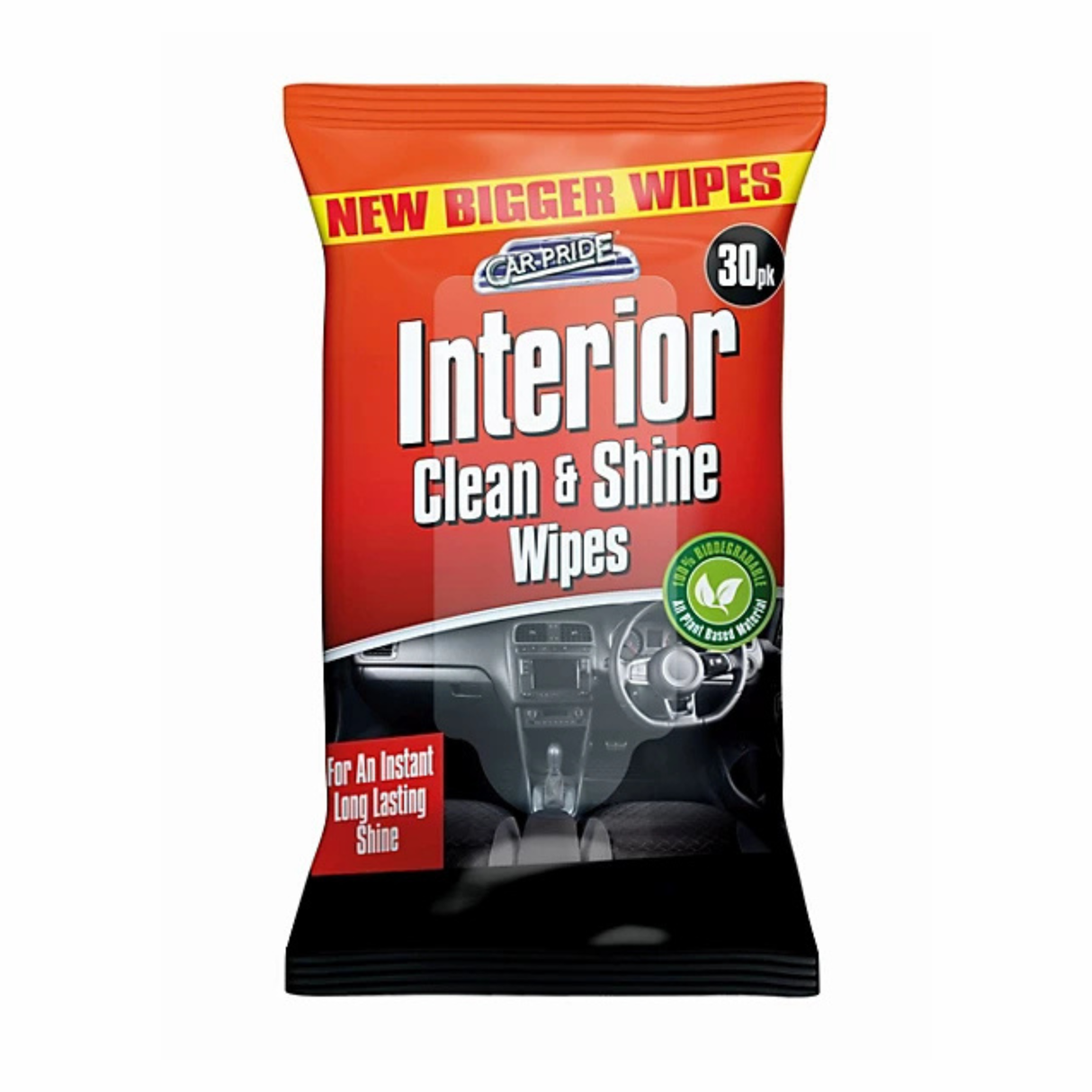 Car Pride インテリア ダッシュ ワイプ 30 パック