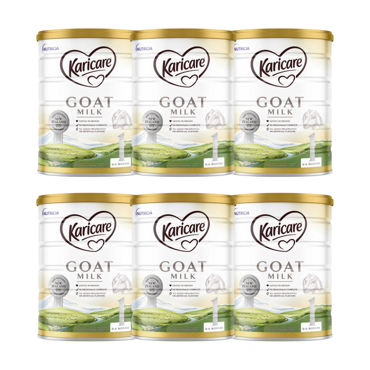 Karicare Goat Milk Stage 1 Infant Formula 900g X 6 BUNDLE