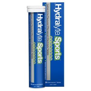 Hydralyte Sports 柠檬酸橙味泡腾电解质 20 片(EXP:01/11/2026)