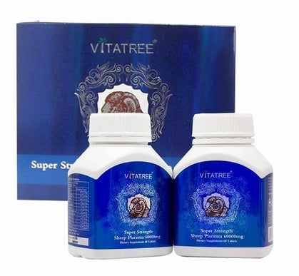 Vitatree Super Strength Sheep Placenta 60000mg 2x60 Tablets