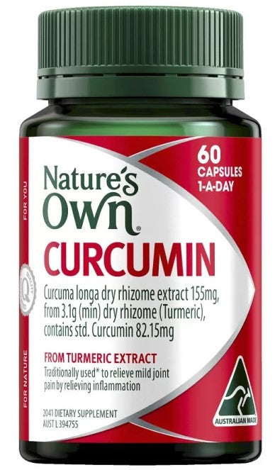 เคอร์คูมินจากธรรมชาติ 60 แคปซูล (EXP: 01/06/2026)