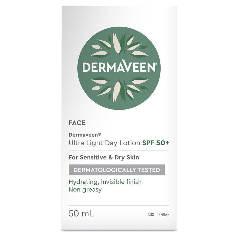 DermaVeen Ultra Light Day Lotion SPF 50+ 50mL (EXP: 01/02/2026)