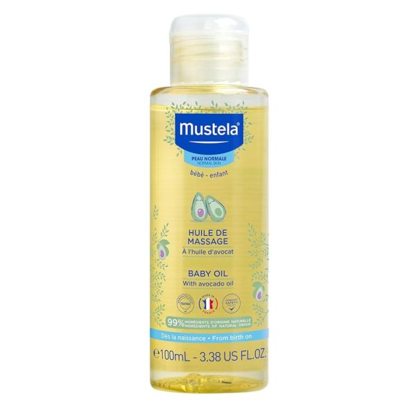 Mustela Baby Massage Oil 100mL