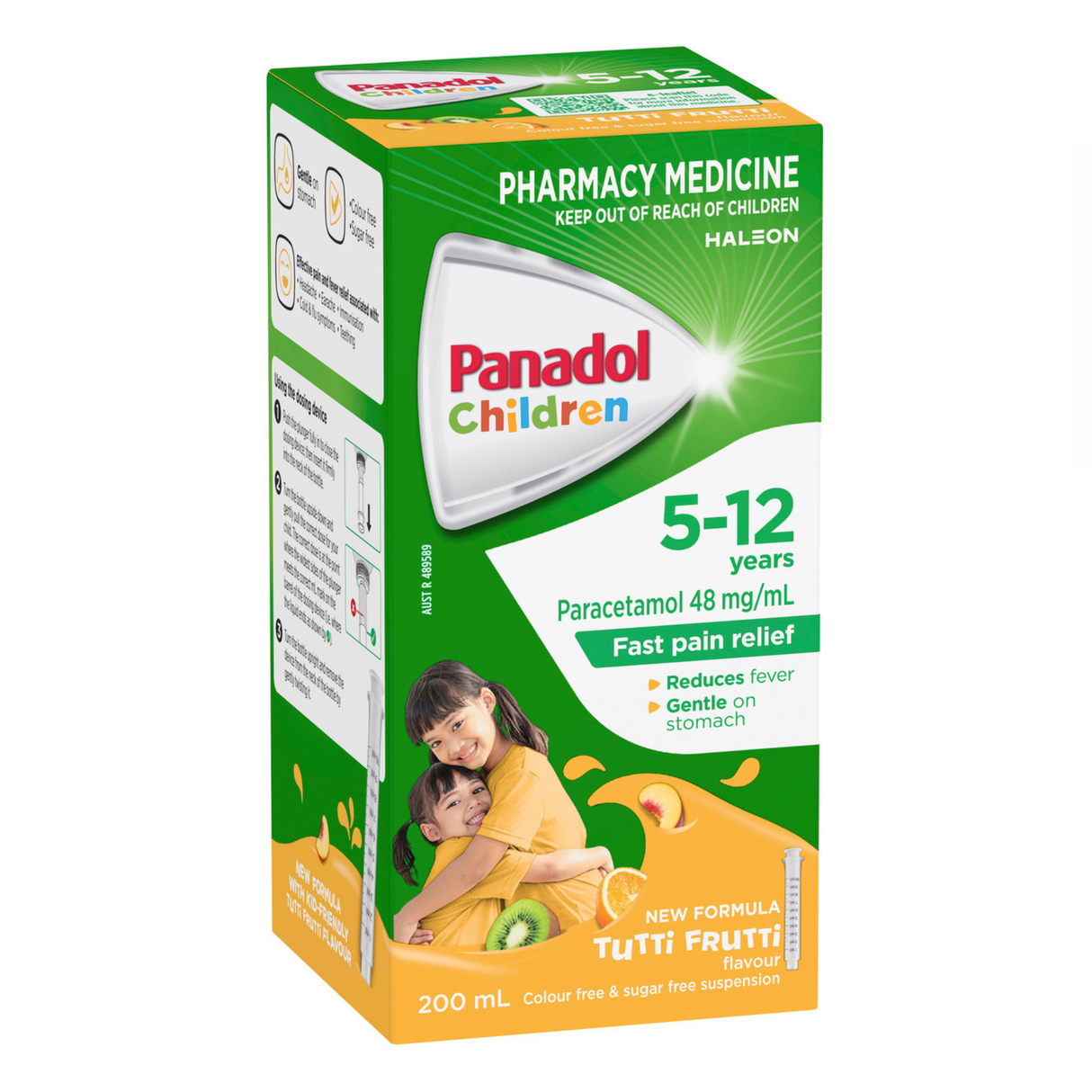 Panadol 儿童 5-12 岁水果水果味 200mL