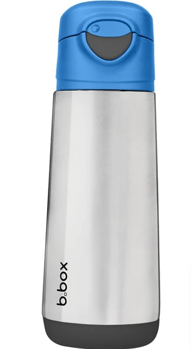 B.Box Insulated Sport Spout Bottle 500ml - Blue Slate