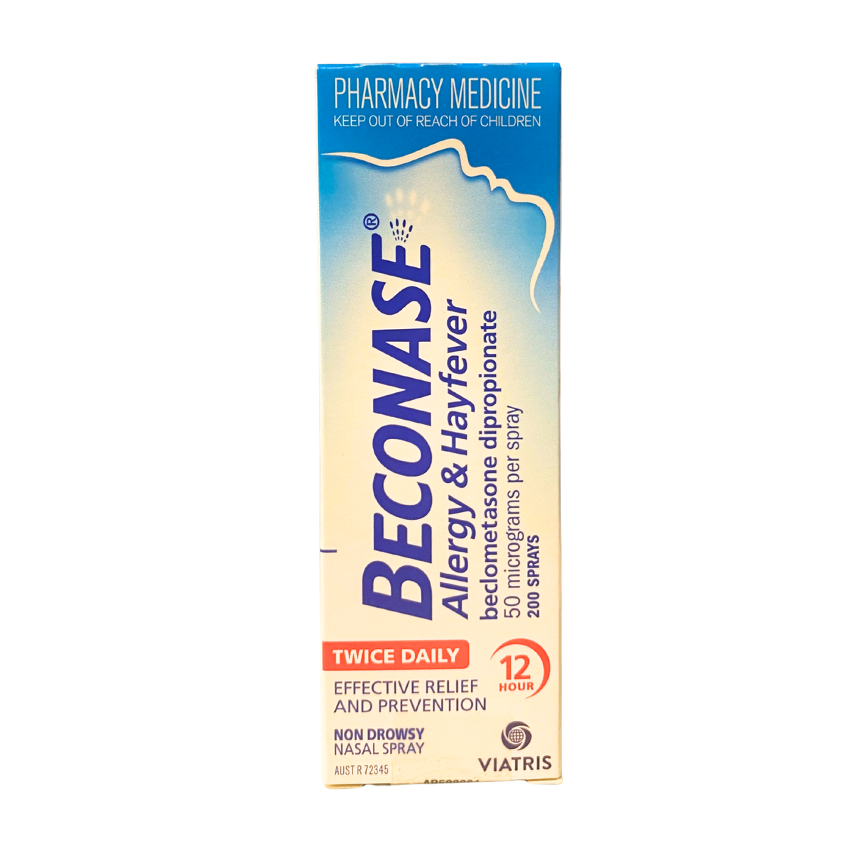 Beconase アレルギーおよび花粉症 200 スプレー (EXP: 01/06/2026)