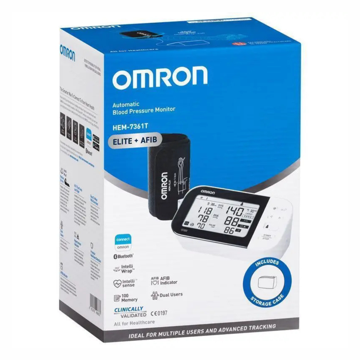 Omron HEM7361T Advanced + AFIB Blood Pressure Monitor