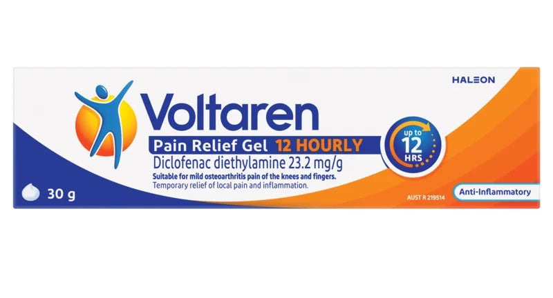 Voltaren Pain Relief Gel 12 Hourly 30g