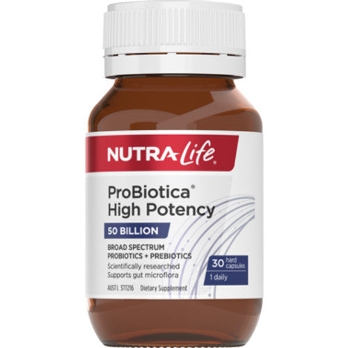 Nutralife probiotica ความแรงสูง 50 แคปซูล