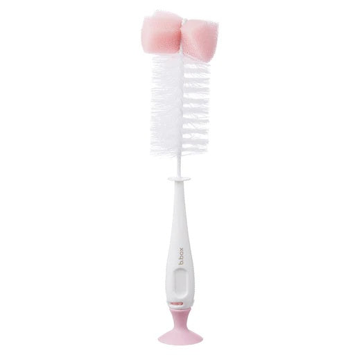B.Box 2 in 1 Bottle Brush and Teat Cleaner (Blush)