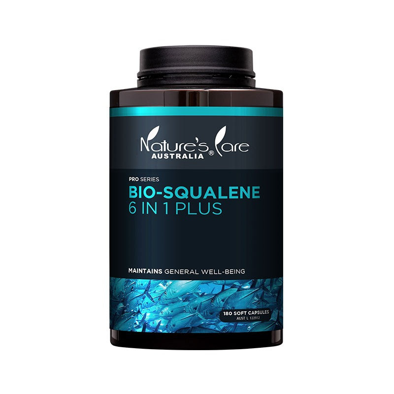 Nature's Care Pro Series Bio-Squalene 6 In 1 Plus 180 Capsules
