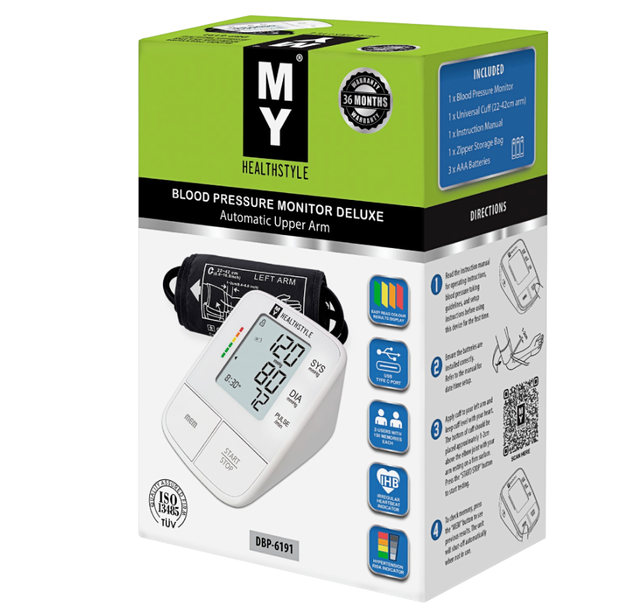 MY Healthstyle Blood Pressure Monitor Deluxe